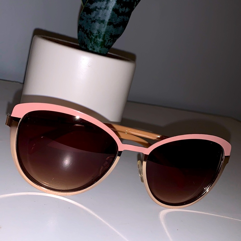 Pink and Gold Sunglasses